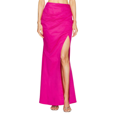 Michael Costello Elegant Hot Pink Zosia Maxi Skirt Size XS NWT