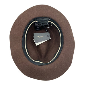 Rag & Bone Packable Brown Fedora Hat Size L