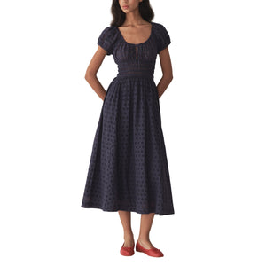 Dôen 'Quinn' Blue Cotton Dress Size XXS - NWT