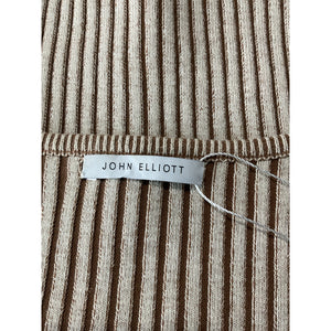 John Elliott Ribbed Mocha Piper Cardigan Size 0
