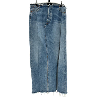EB Denim Reworked Blue Robin Skirt Size S