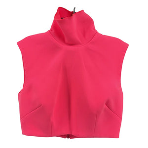 Alex Perry Structured Neon Pink Blake Top Size AU 4