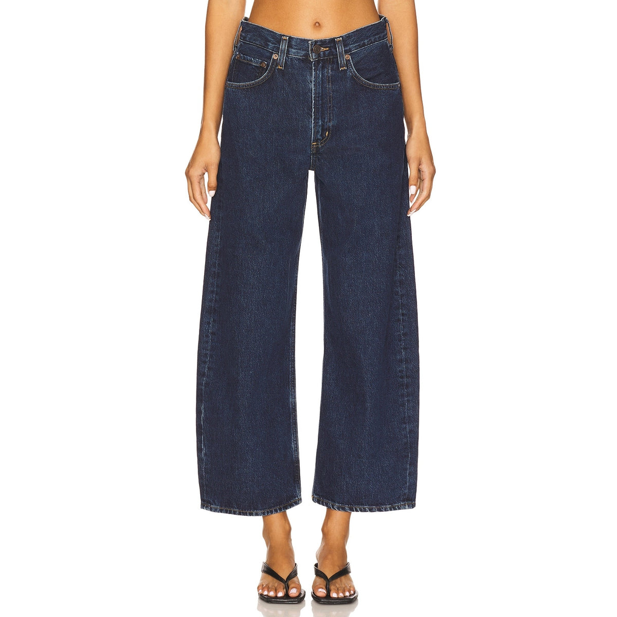 Agolde Relaxed Blue Low Curve Denim Jeans Size 27