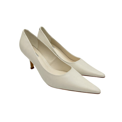Tony Bianco Sleek White Stevie Pumps Size 11