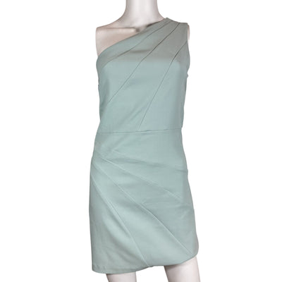 Michael Costello Asymmetric Turquoise Ava Dress Size M