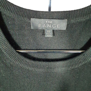 The Range Knit Black Laced Crew Size XS Dress