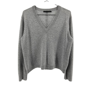 Jenni Kayne 'Flynn' Grey Cashmere Sweater Size M