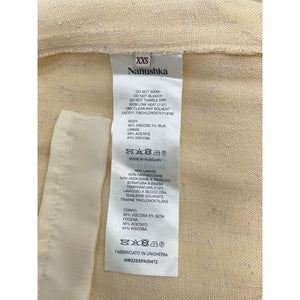 Nanushka Textured Ivory Jogger Pants Size XXS NWT