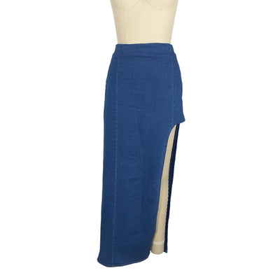 Line & Dot Chic Blue Joey Maxi Size L Skirt