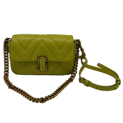 Marc Jacobs Quilted Green J Marc Mini Crossbody Bag