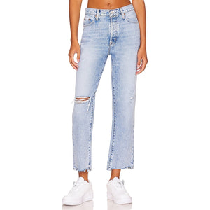 Pistola Distressed Blue Charlie Denim Jeans Size 26
