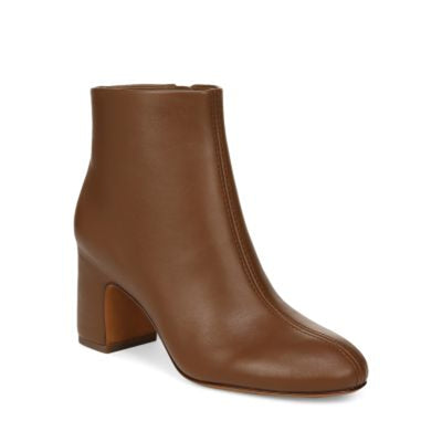 Vince Sleek Brown Terri Ankle Boots Size 8M