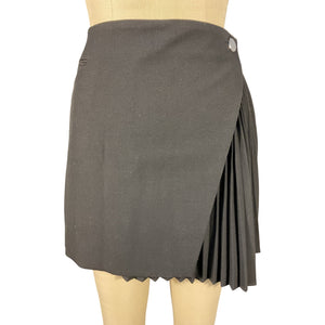 A.L.C. Pleated Black Callen Skirt Size 10