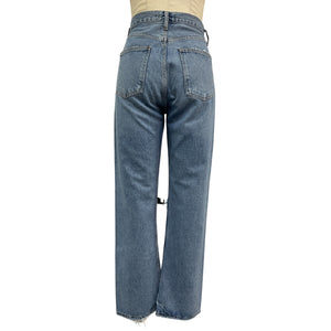 Agolde Classic Blue 90s Pinch Waist Denim Jeans Size 28