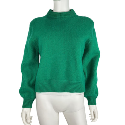 Helsa Cozy Green Lynnea Crew Sweater Size S