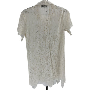 L'Academie Lace Ivory Rowe Mini Dress Size S