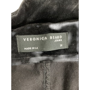 Veronica Beard Sleek Black Debbie High Rise Skinny Denim Jeans Size 31