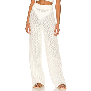 Tularosa Open Knit Cream Maeve Pants Size M