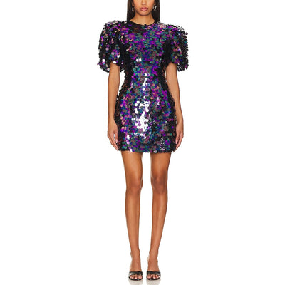 Elliatt Sequin Multi Carolyn Dress Size S NWT