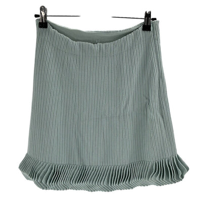 Alexis Ruffled Ice Blue Ashe Skirt Size L