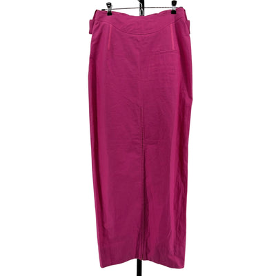 Jacquemus Layered Linen Maxi Pink Terra Skirt Size 40 FR / US 8 NWT