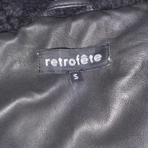 Retrofête Puffer Black Stevie Jacket Size S
