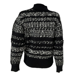 Iro Chunky Black Alpaco Sweater Size XXS