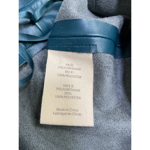 L'Agence Faux Leather Green Amira Skirt Size 18