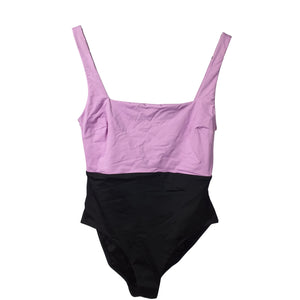 Bondi Born Sleek Lilac And Black Marley One Piece Size L Swimsuit