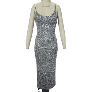 Olivia Embellished Black And Gunmetal Nelle Maxi Size 0 Dress