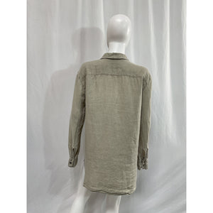 James Perse 'Light' Grey Weight Linen Shirt Size 3