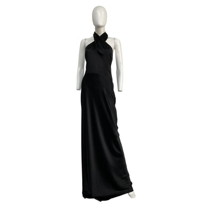 Veronica Beard 'Alberta' Black Silk Evening Gown Size 10