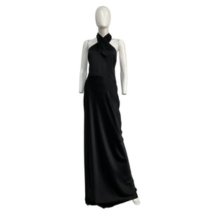 Veronica Beard 'Alberta' Black Silk Evening Gown Size 10