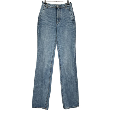 Alexander Wang Blue Stacked Straight Denim Jeans Size 25
