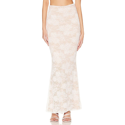 Nookie Lace Beige Heaven Skirt Size XS NWT