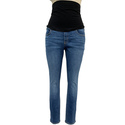 Hatch Stretch Blue Over The Bump Slim Maternity Denim Jeans Size 29