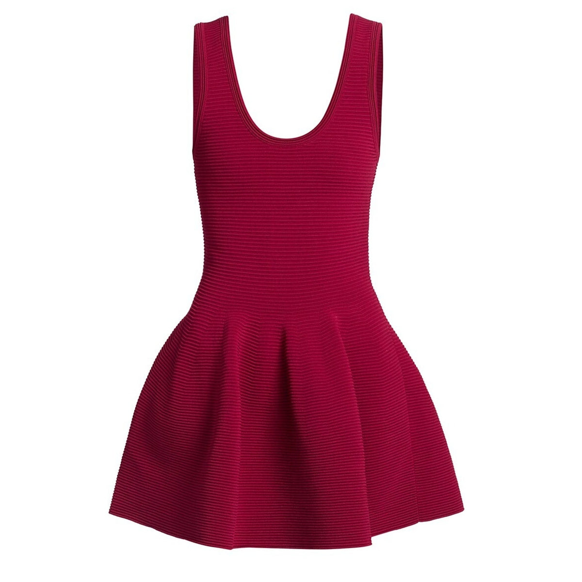 Simkhai Knit Burgundy Larina Minidress Size S