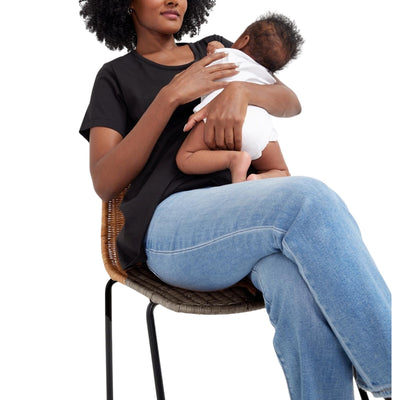 Hatch Classic Black Luxe Nursing Tee Size 1