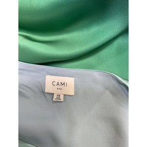 Cami Nyc Silky Turquoise Ombre Anges Mini Dress Size XS