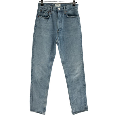 Agolde Classic Blue Lana Denim Jeans Size 24 W x 31 L