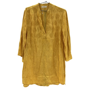Dôen Jacquard Gold Leona Size XS Dress