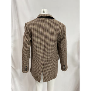 Astr The Label 'Rachel' Brown Padded Shoulder Blazer Size S