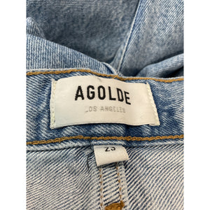 Agolde Relaxed Rank Cooper Cargo Denim Jeans Size 23