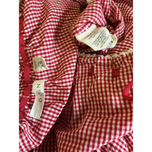 Dôen Traveler Red Cotton Top Size XS