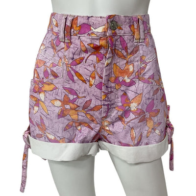 Isabel Marant Floral Pink Naesqui Shorts Size 38 EU / US 6 NWT
