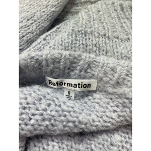 Reformation 'Wenda' Purple V Neck Sweater Size S