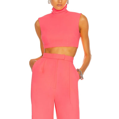 Alex Perry Structured Neon Pink Blake Top Size AU 4