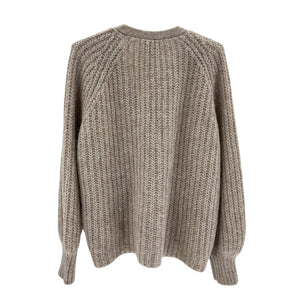 Sézane 'Basile' Tan Alpaca Cardigan Size M