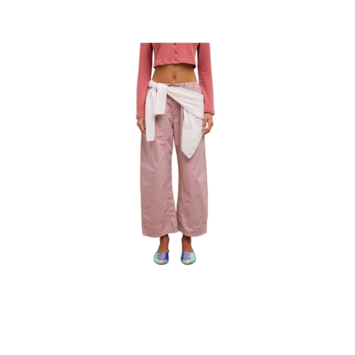 Leset 'Kyoto' Pink Cotton Carpenter Pant Size XS