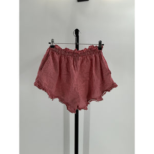 Dôen 'Luella' Red Cotton Short Size S